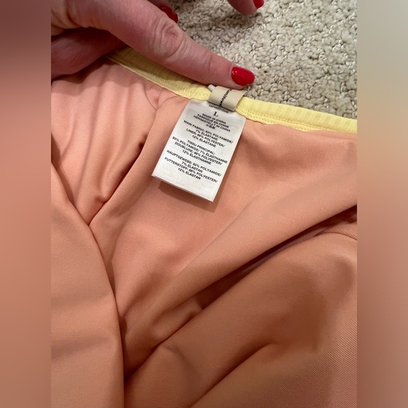 Madewell Yellow Ribbed One Piece Swimsuit - Picture 7 of 7